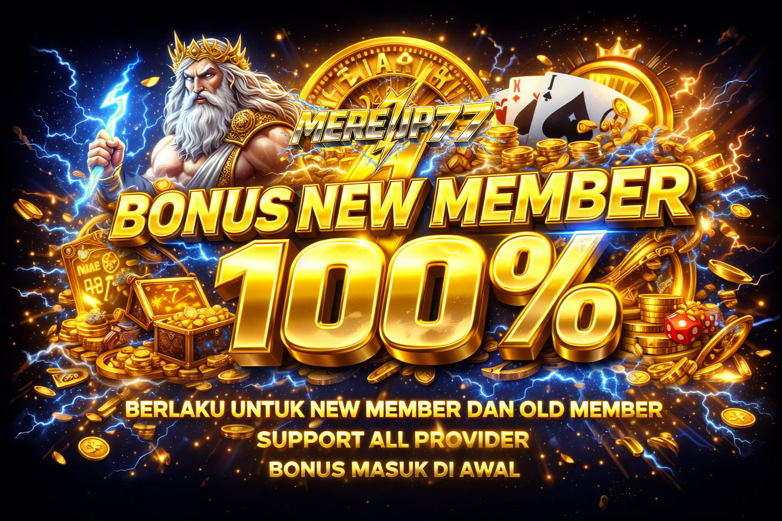 BONUS NEW MEMBER 100%